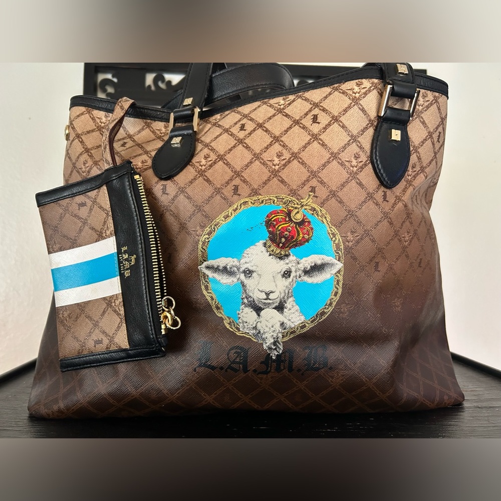 L.A.M.B. by Gwen Stefani Large Tote with Matching Wristlet